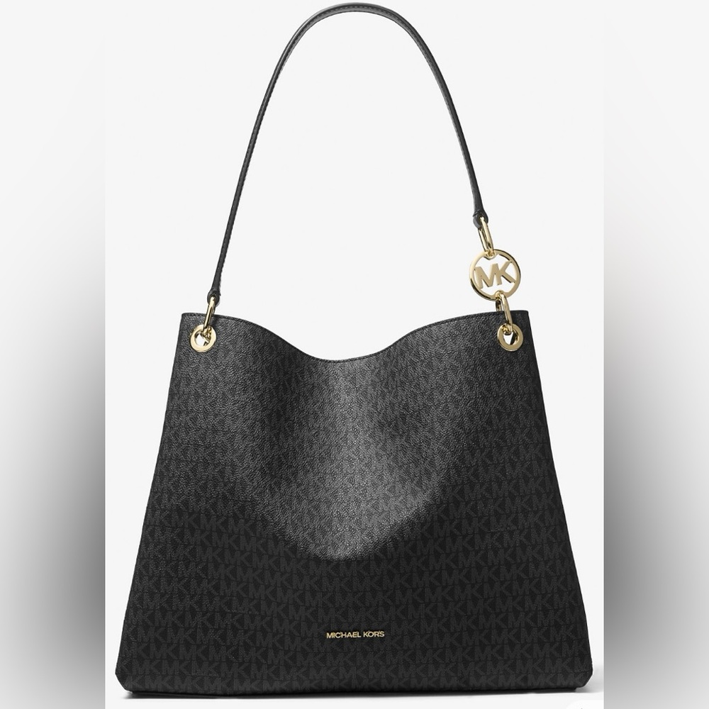 MICHAEL KORS Christina Large Signature Logo Shoulder Bag - Picture 1 of 16